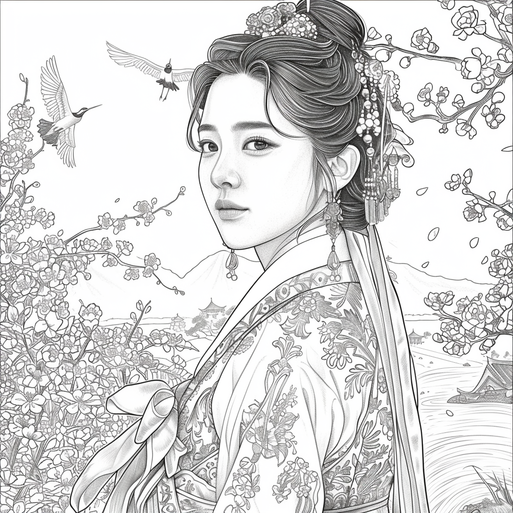 Grace of the Blossoming Crane