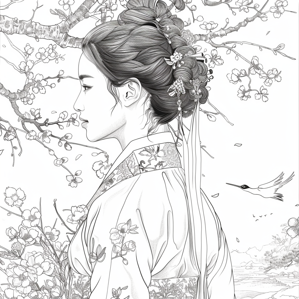 Grace of the Blossoming Crane