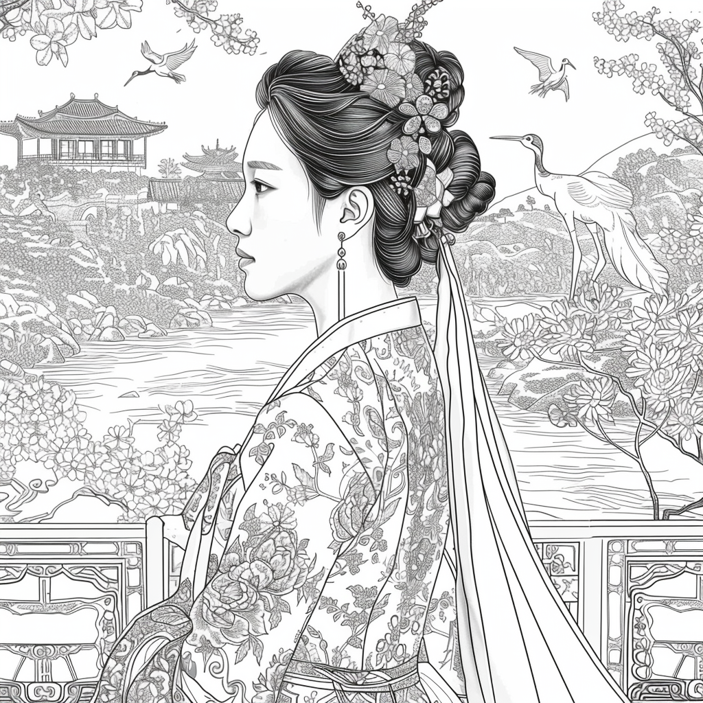 Grace of the Blossoming Crane