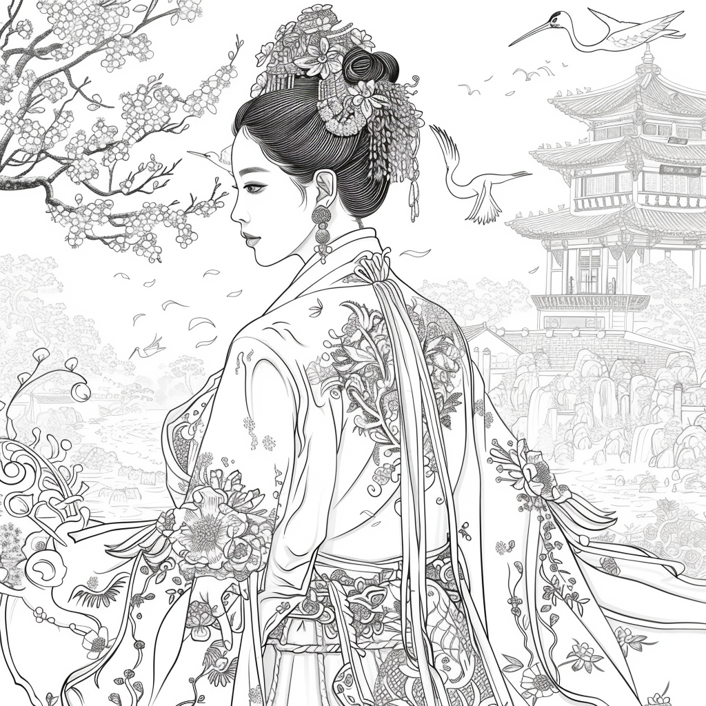 Grace of the Blossoming Crane