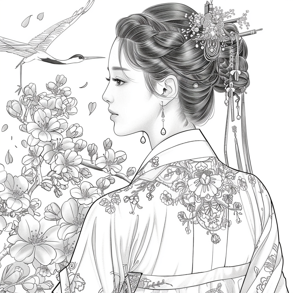 Grace of the Blossoming Crane