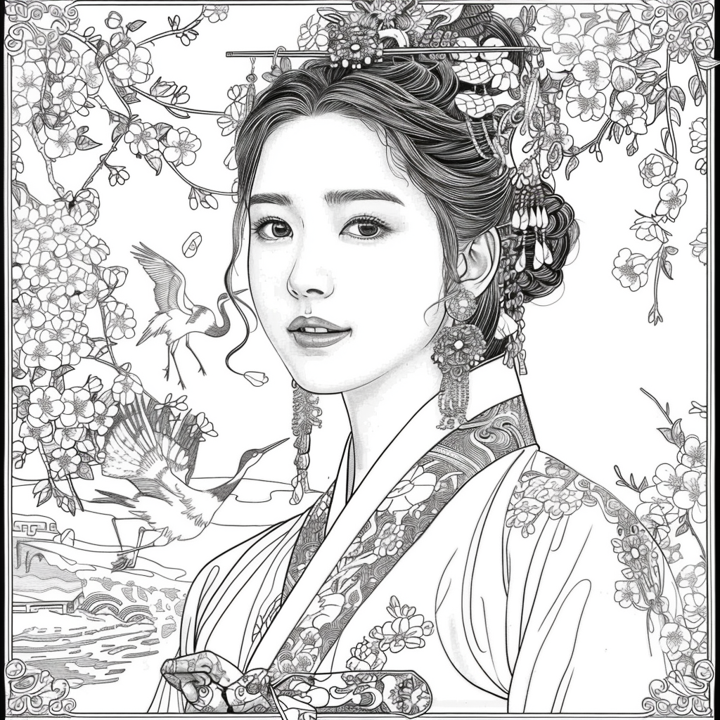 Grace of the Blossoming Crane