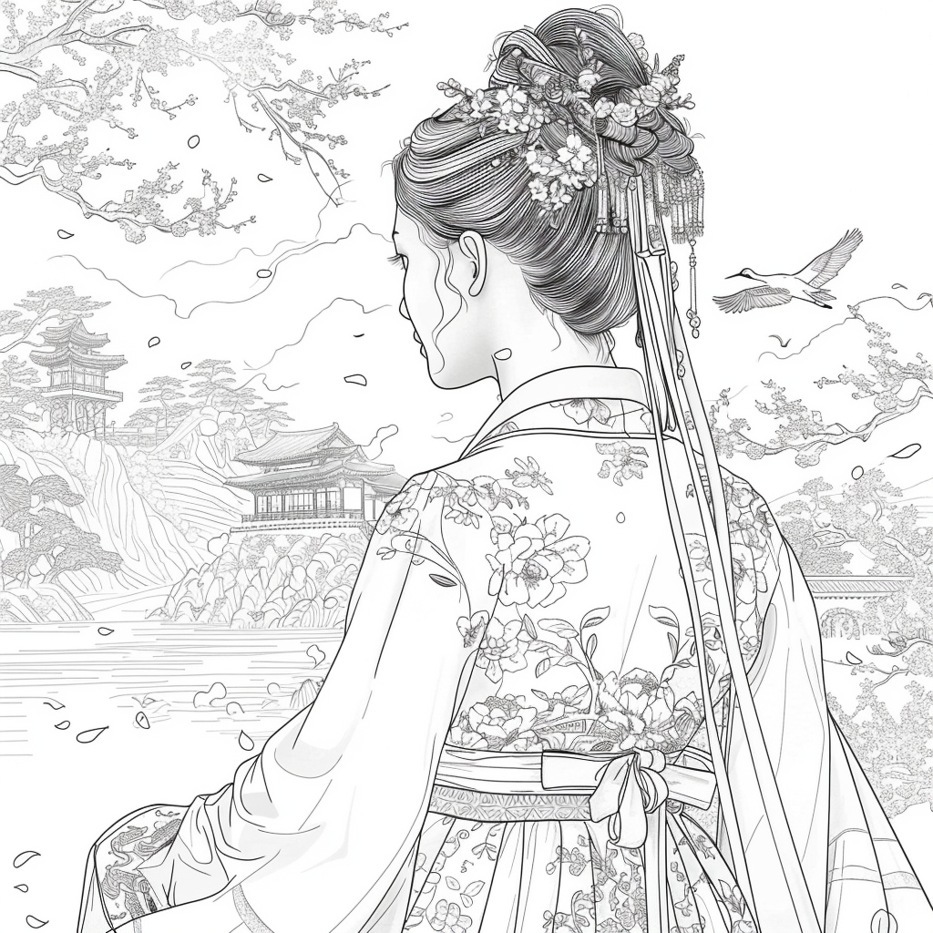 Grace of the Blossoming Crane