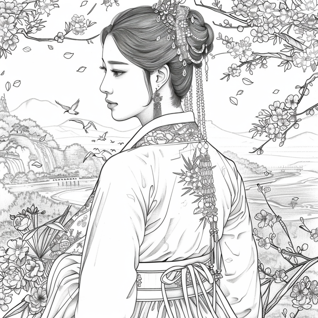 Grace of the Blossoming Crane