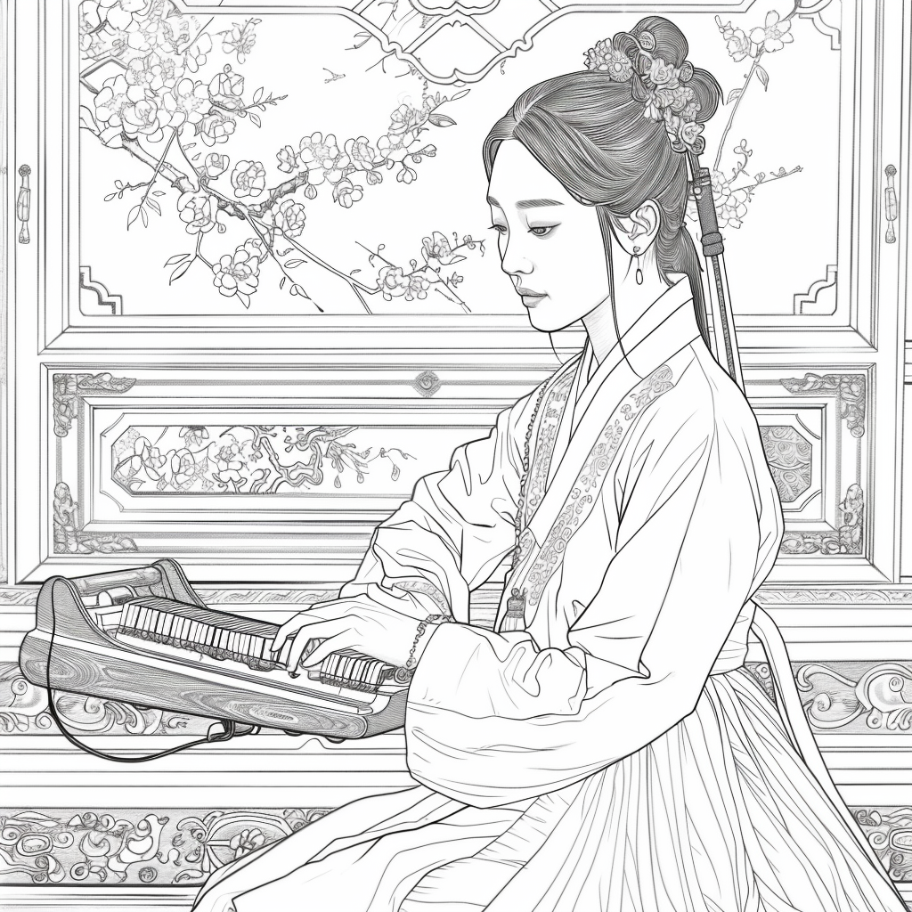 Melody of Blossoms: The Court Musician