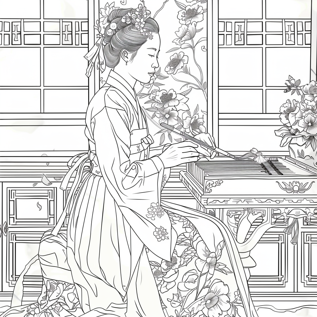 Melody of Blossoms: The Court Musician