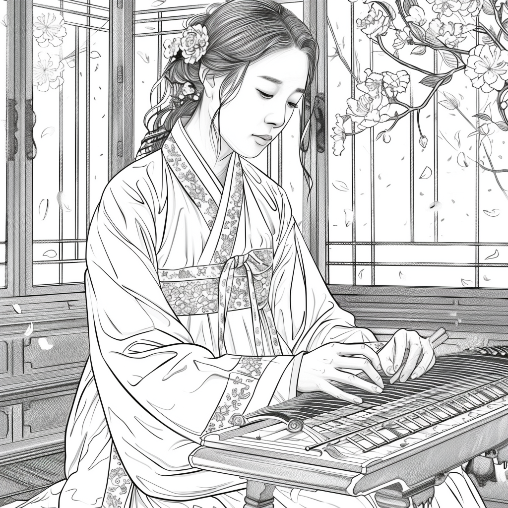 Melody of Blossoms: The Court Musician