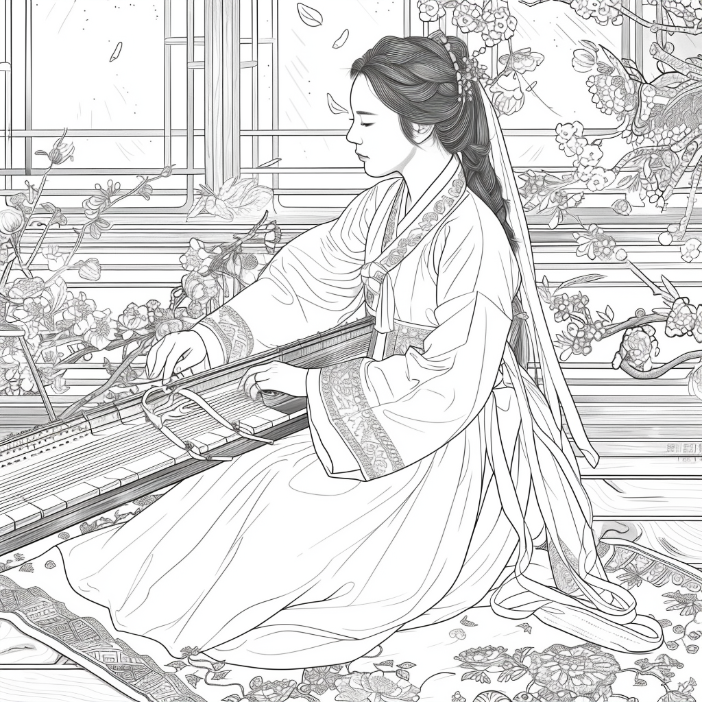 Melody of Blossoms: The Court Musician