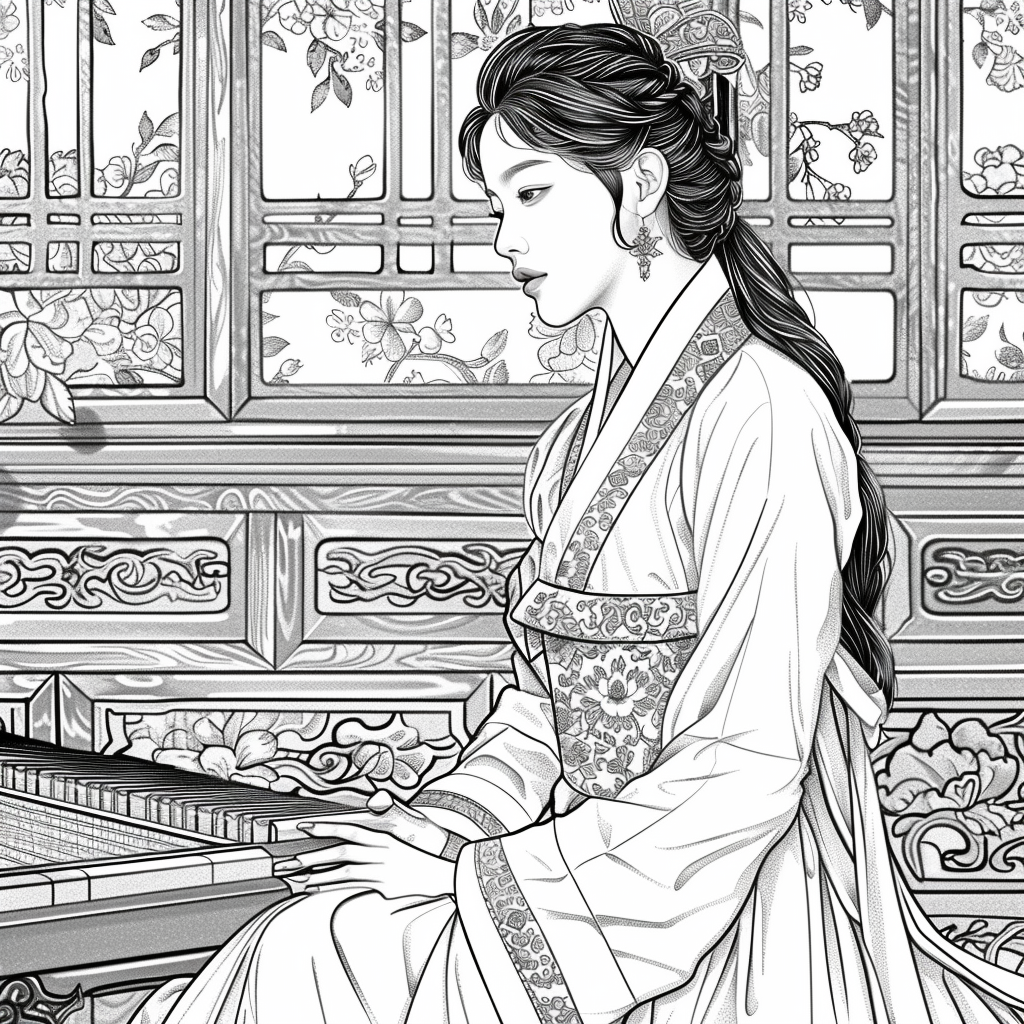 Melody of Blossoms: The Court Musician
