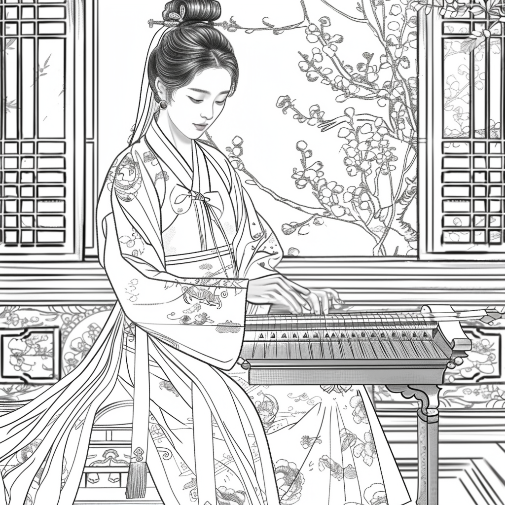 Melody of Blossoms: The Court Musician