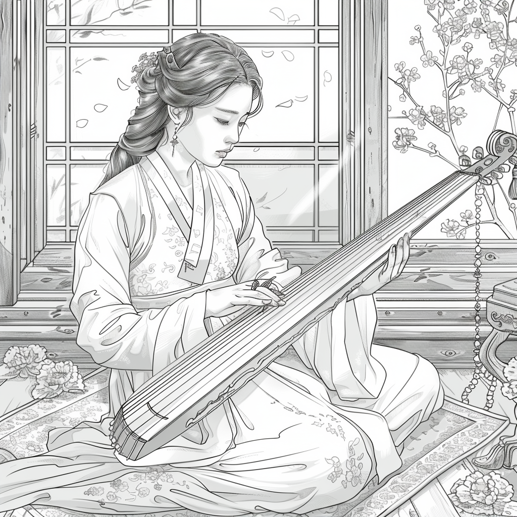 Melody of Blossoms: The Court Musician