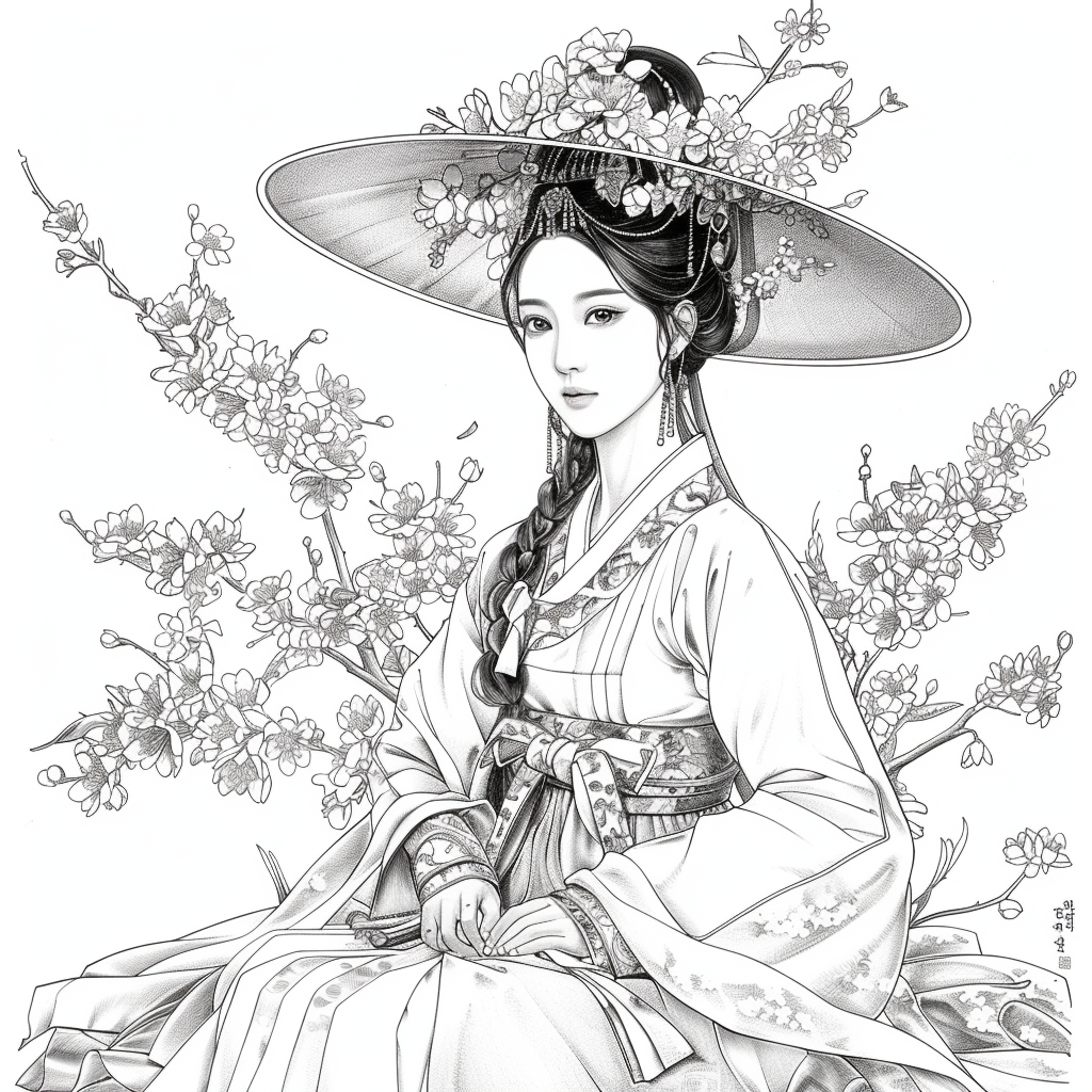 Elegance in Crimson Bloom
