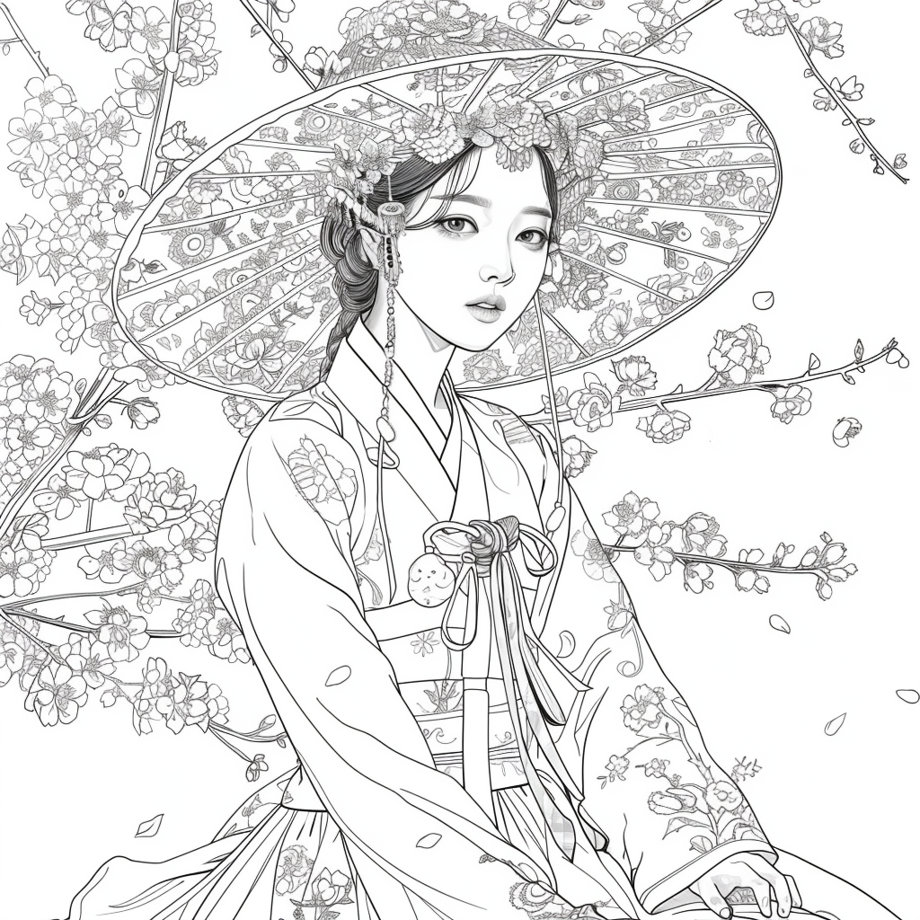 Elegance in Crimson Bloom