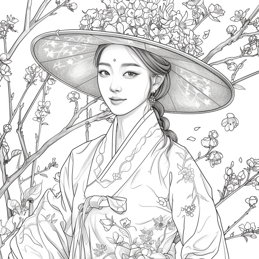 Elegance in Crimson Bloom
