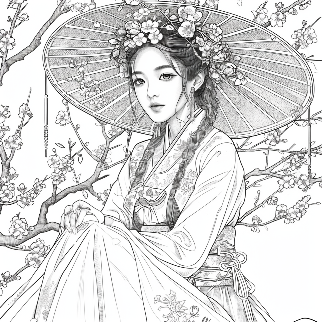 Elegance in Crimson Bloom