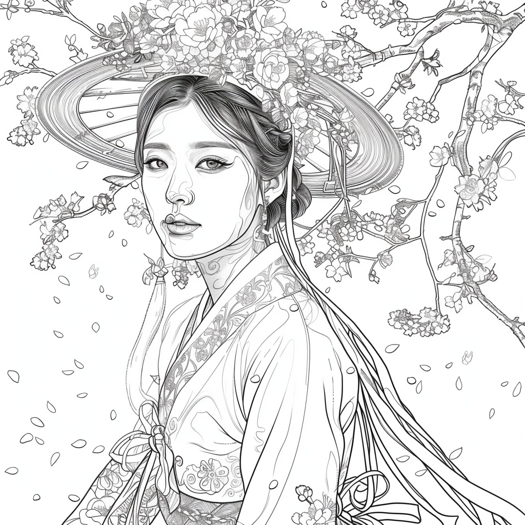 Elegance in Crimson Bloom