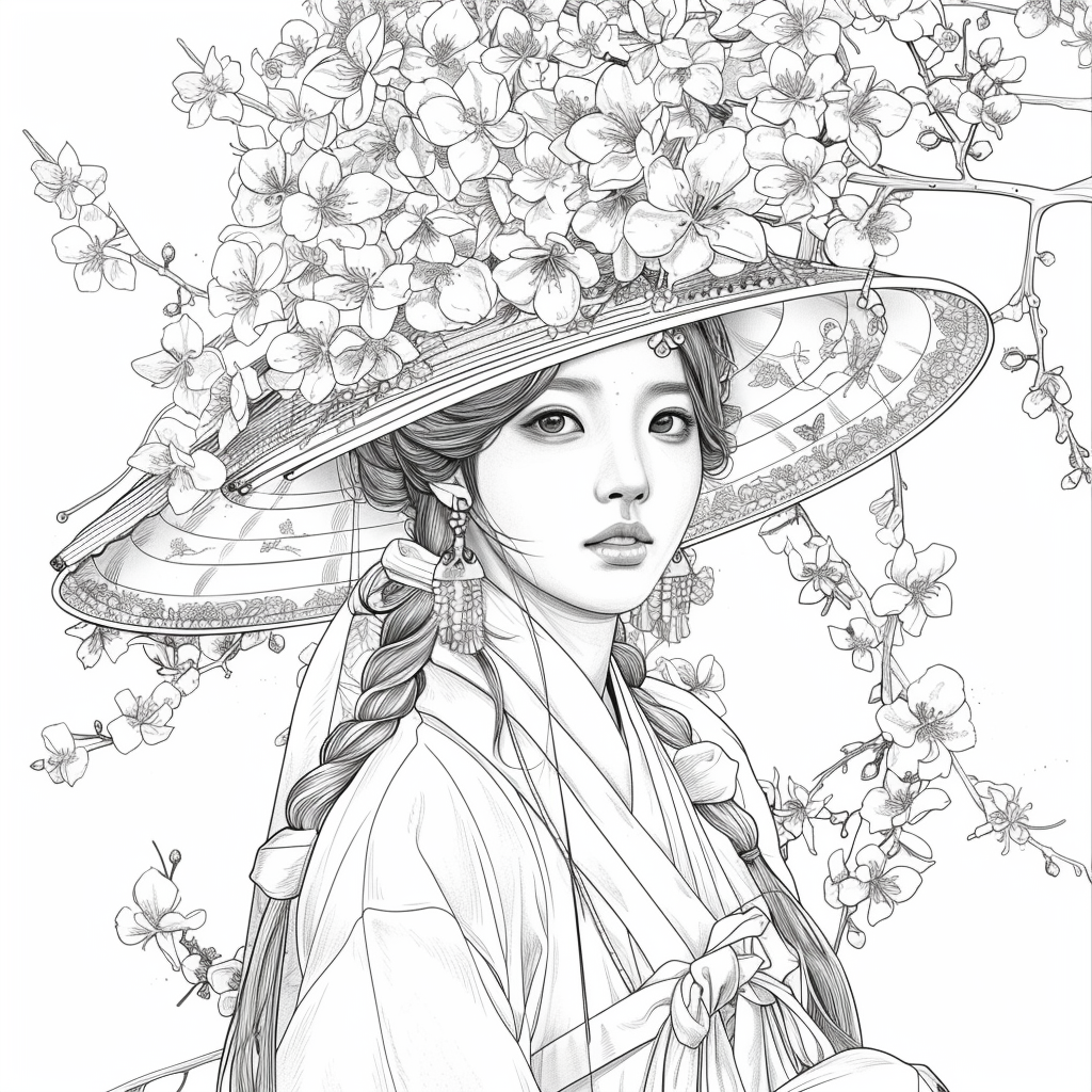 Elegance in Crimson Bloom