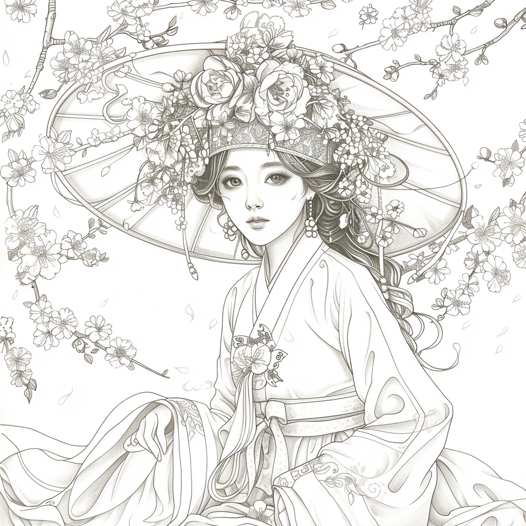 Elegance in Crimson Bloom