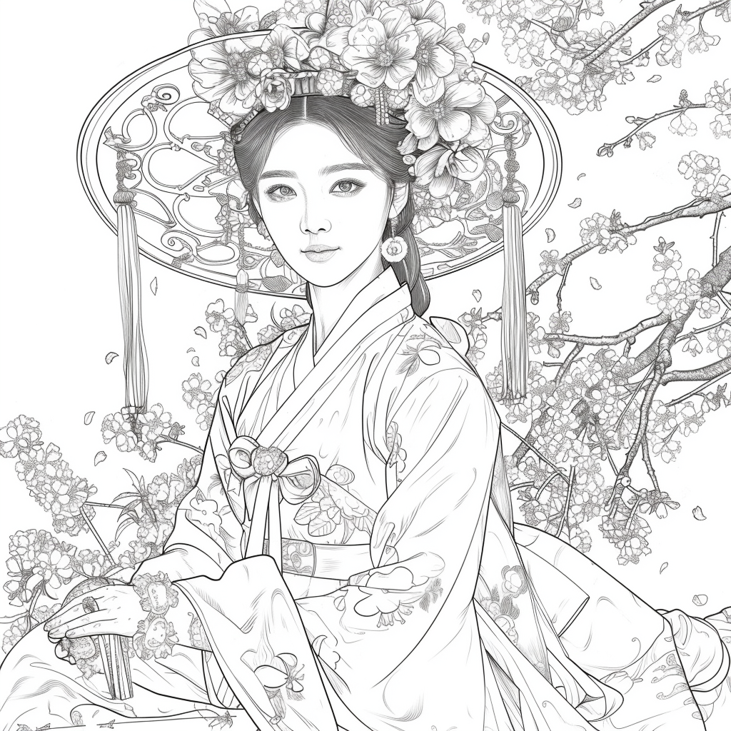 Elegance in Crimson Bloom