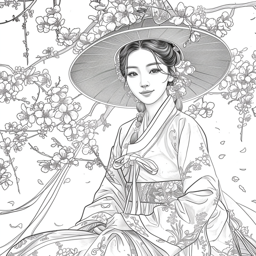 Elegance in Crimson Bloom