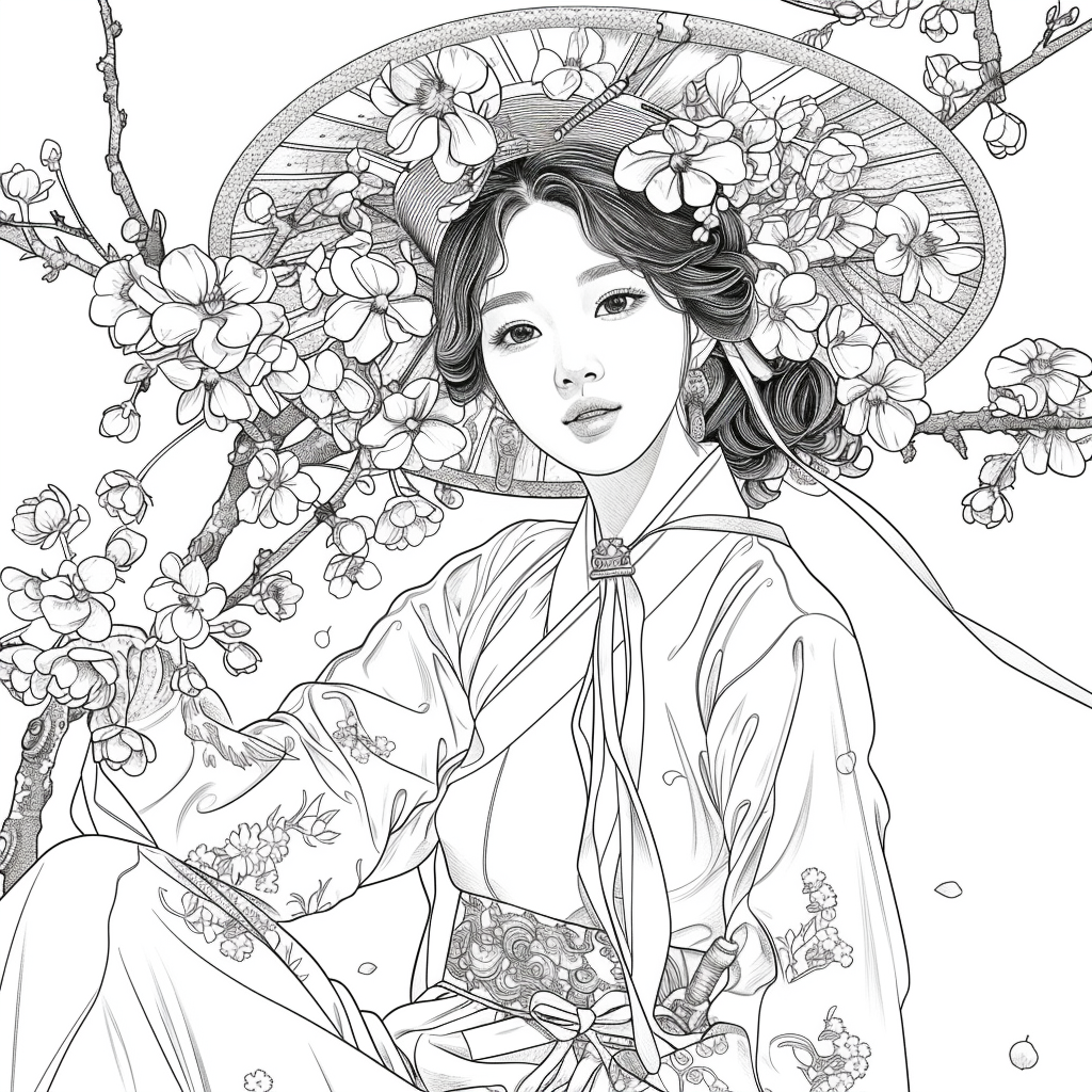 Elegance in Crimson Bloom
