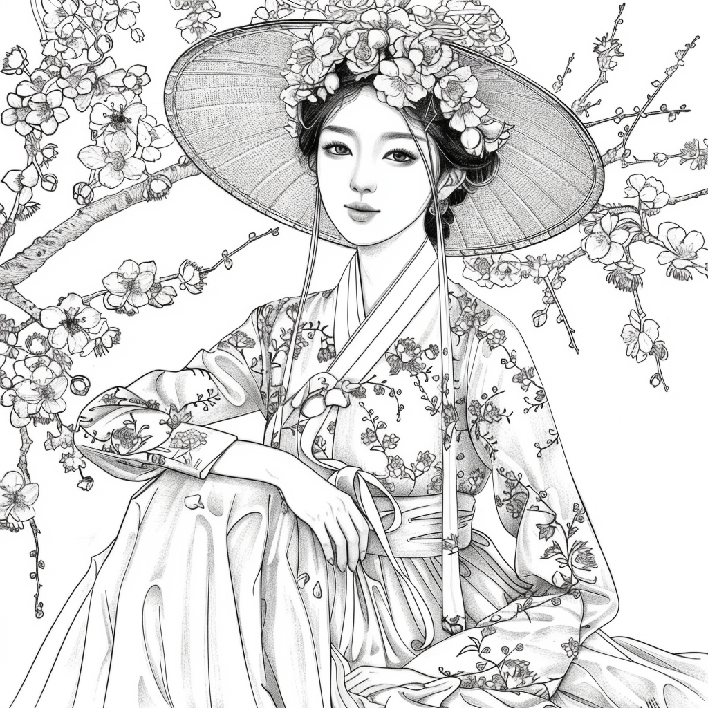Elegance in Crimson Bloom