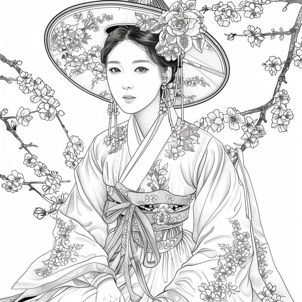 Elegance in Crimson Bloom