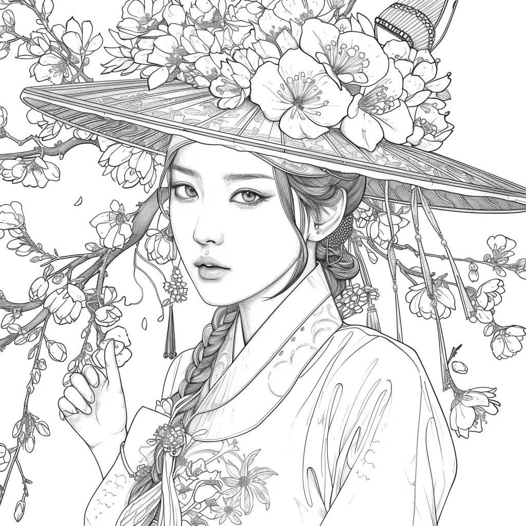 Elegance in Crimson Bloom