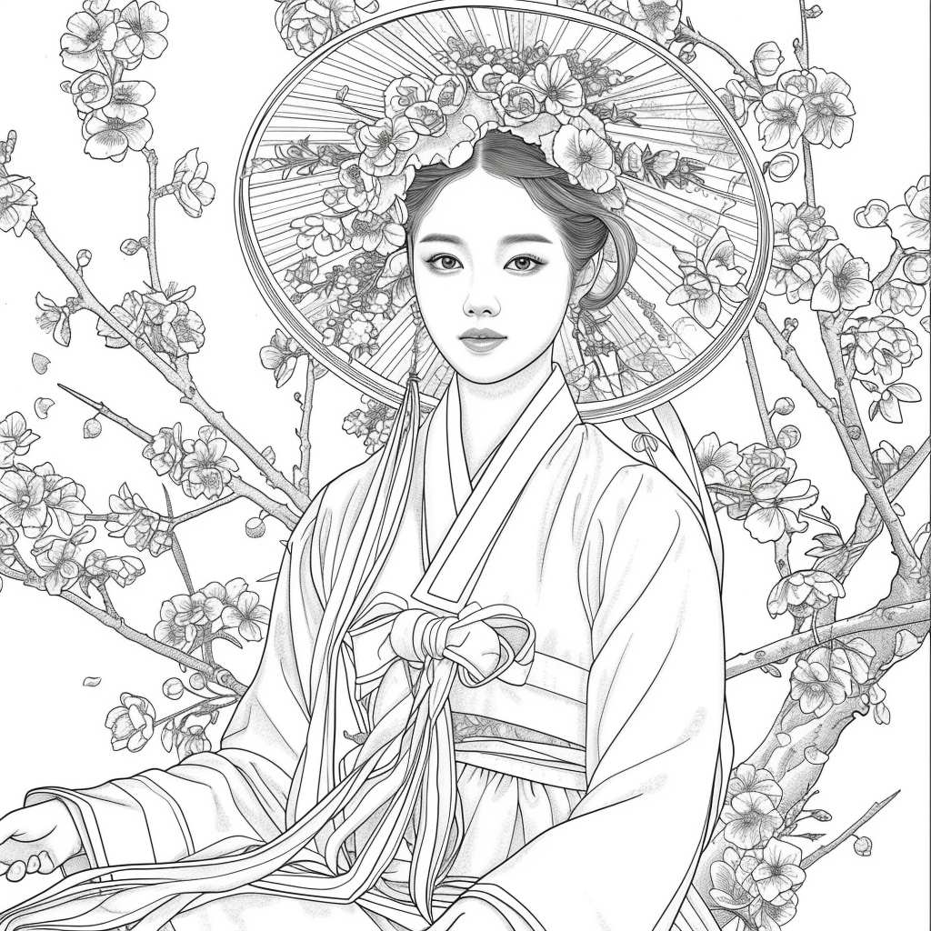 Elegance in Crimson Bloom
