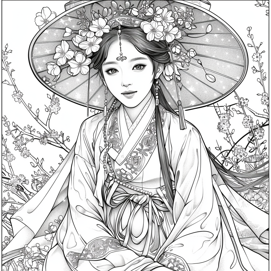 Elegance in Crimson Bloom