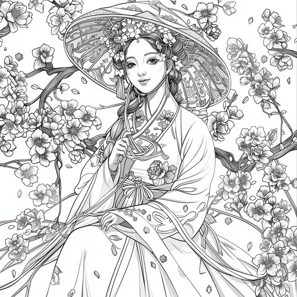 Elegance in Crimson Bloom