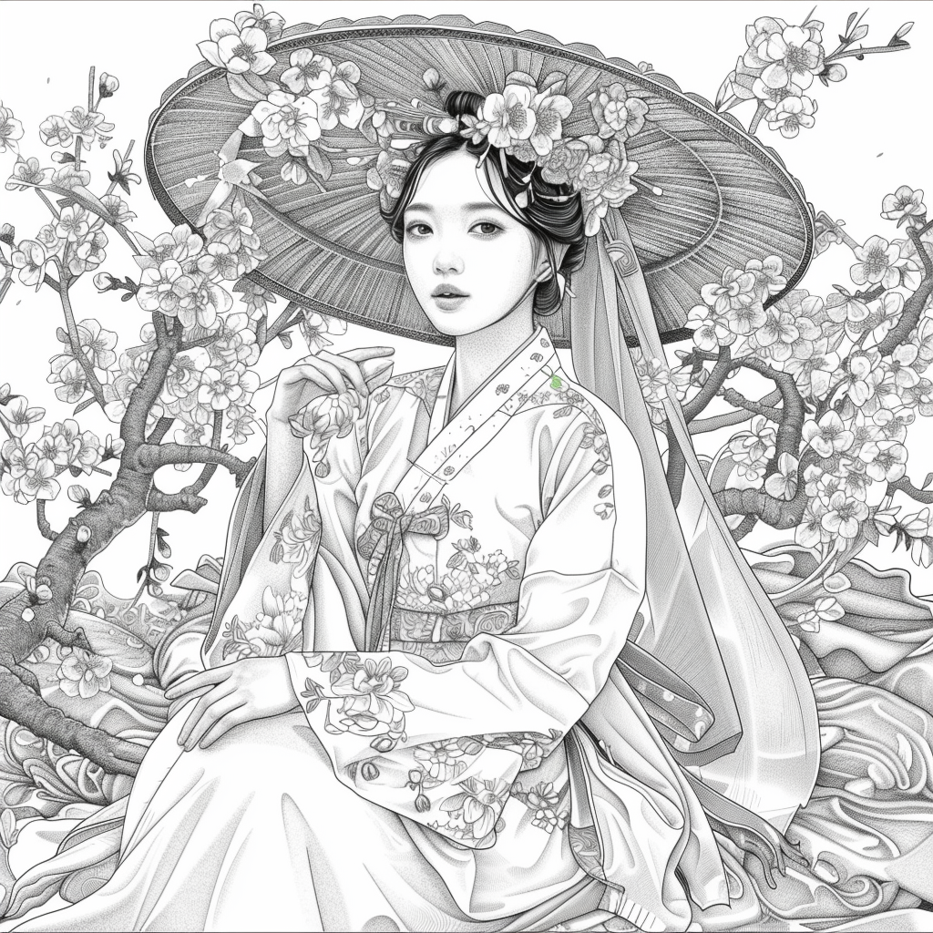 Elegance in Crimson Bloom