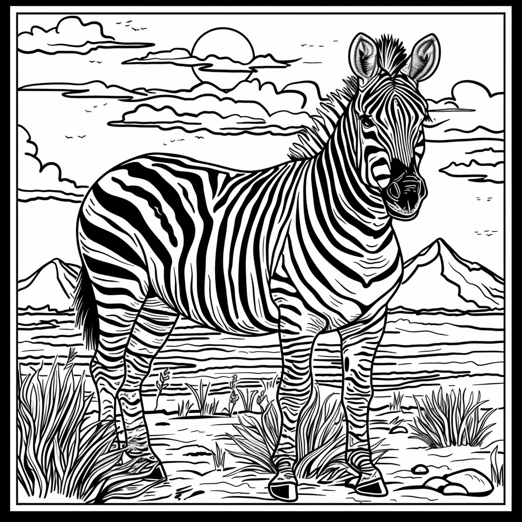 The Embroidered Zebra of Mountain Valley