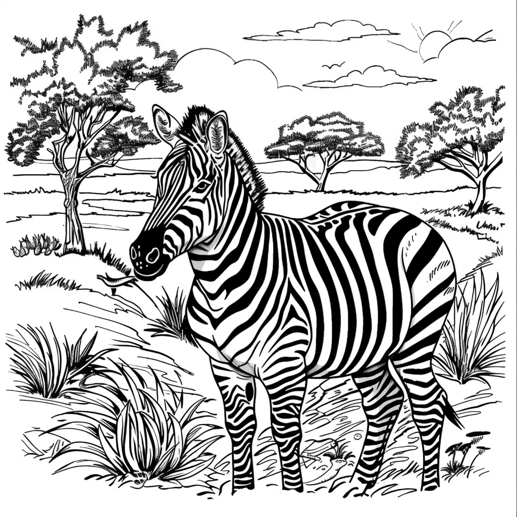 The Embroidered Zebra of Mountain Valley