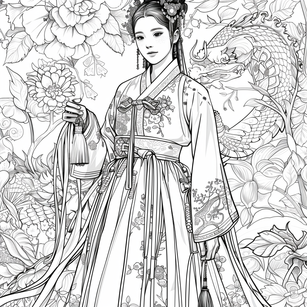 Whispers of Petals – The Dreaming Hanbok Girl
