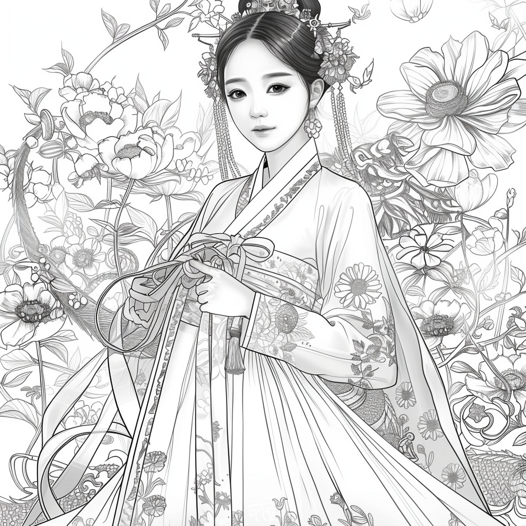 Floral Grace – The Blooming Beauty of Joseon