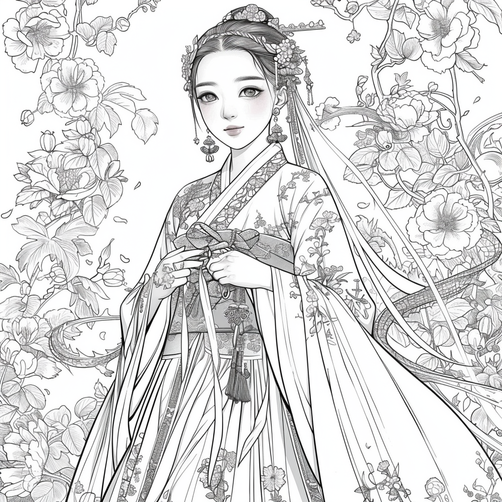 Floral Grace – The Blooming Beauty of Joseon