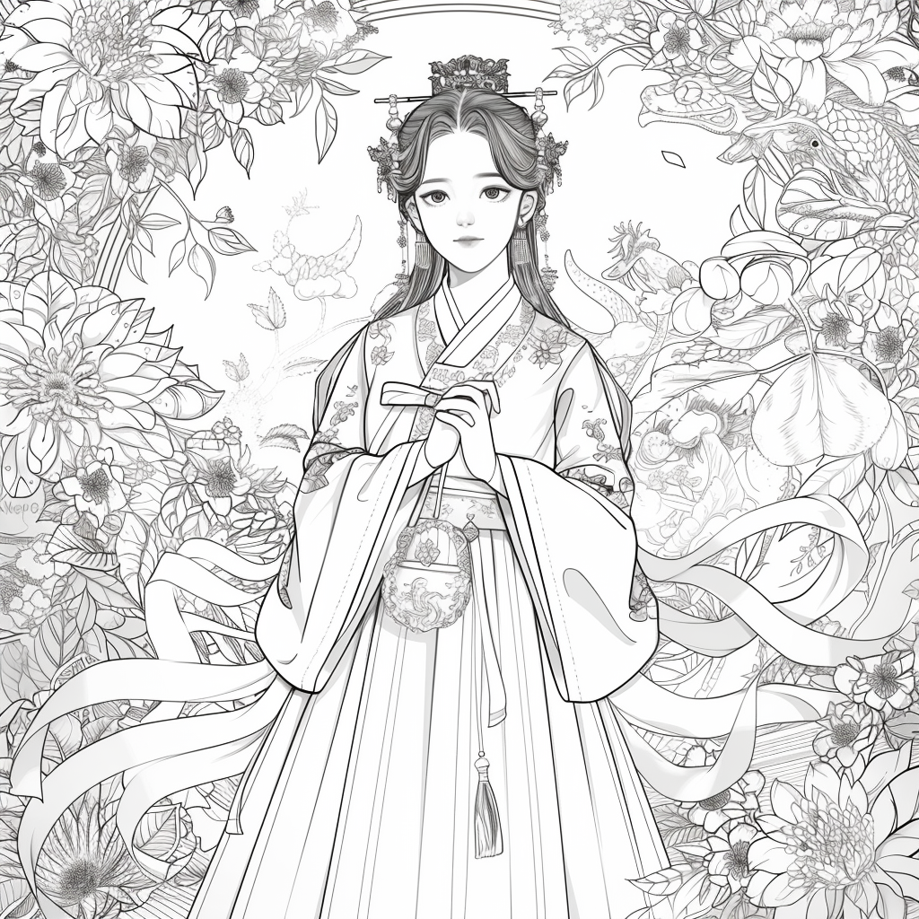 Whispers of Petals – The Dreaming Hanbok Girl