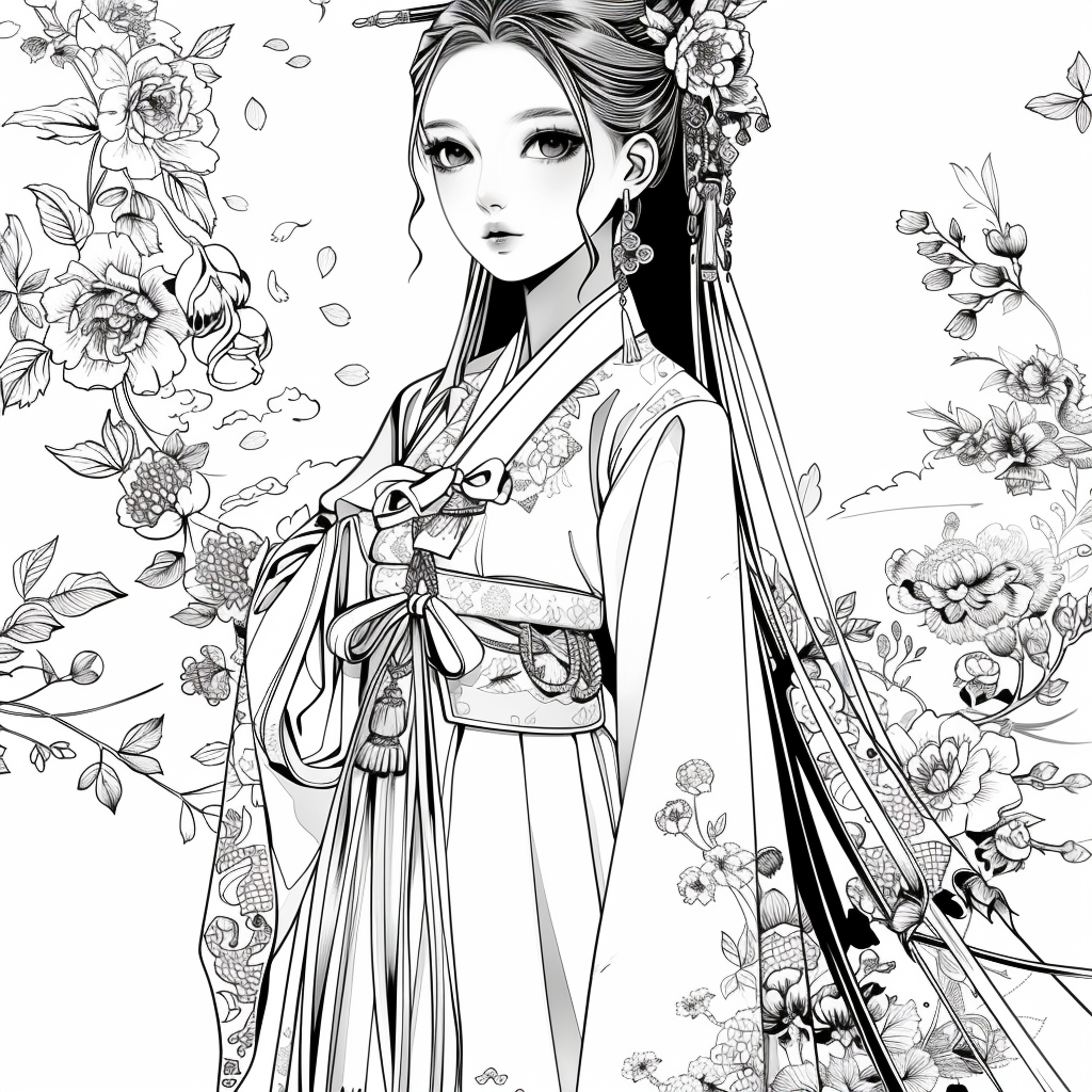 Whispers of Petals – The Dreaming Hanbok Girl