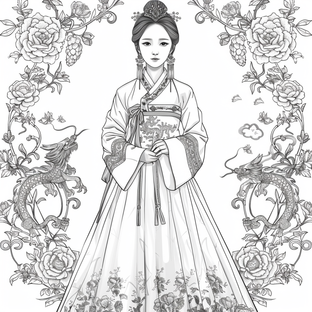 Whispers of Petals – The Dreaming Hanbok Girl