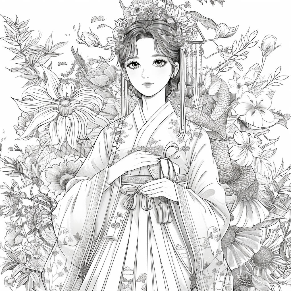 Whispers of Petals – The Dreaming Hanbok Girl