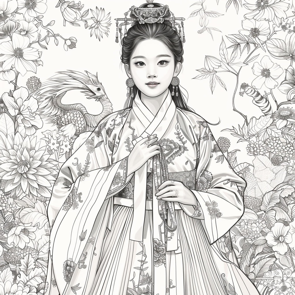Whispers of Petals – The Dreaming Hanbok Girl