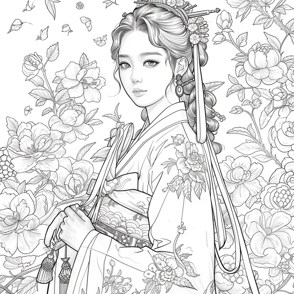 Whispers of Petals – The Dreaming Hanbok Girl