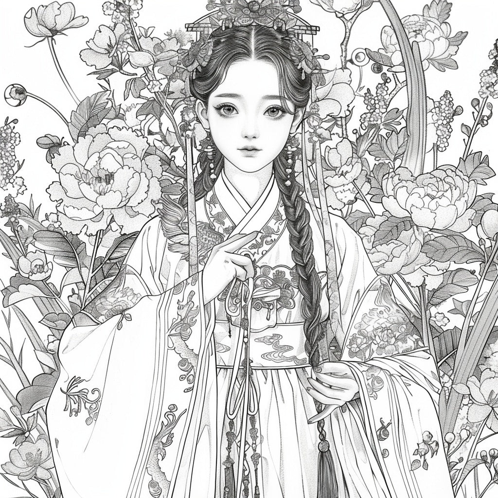 Elegance in Bloom – The Noble Flower of Joseon