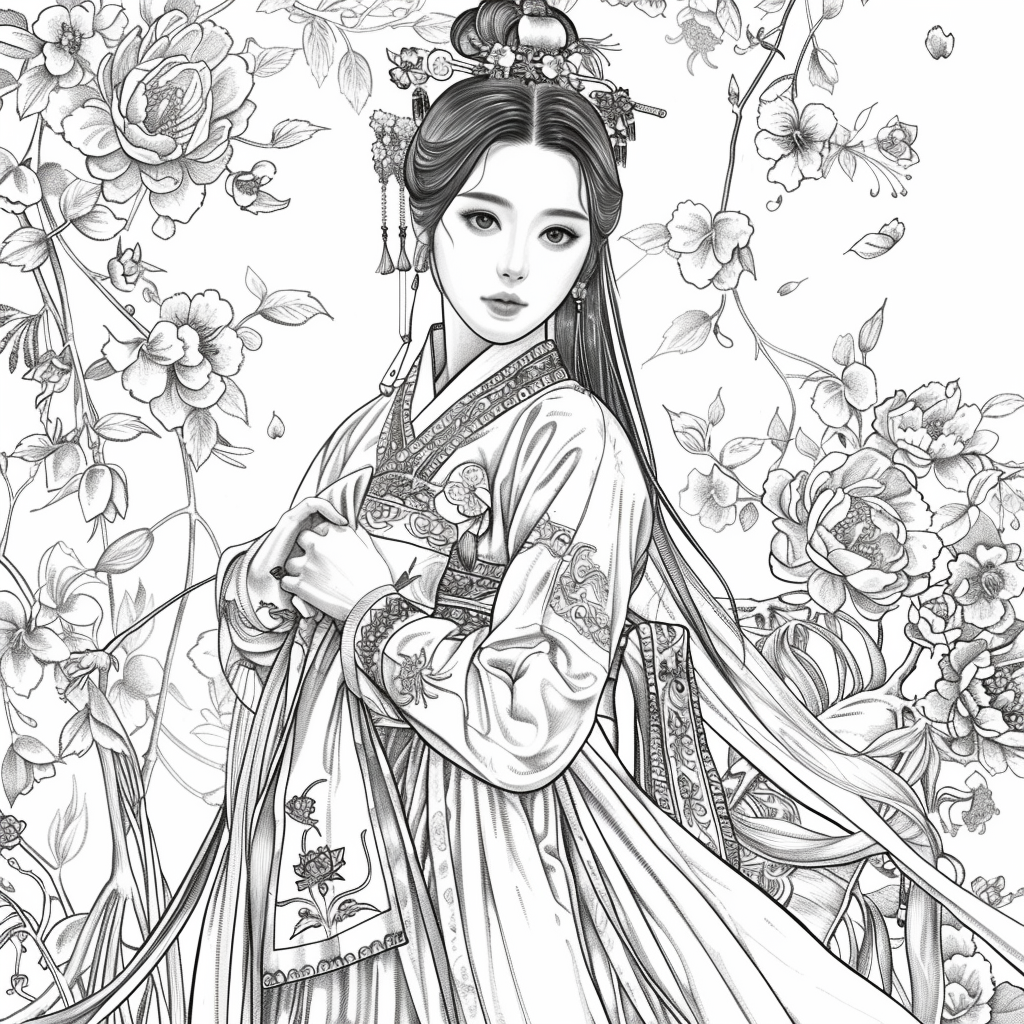 Whispers of Petals – The Dreaming Hanbok Girl