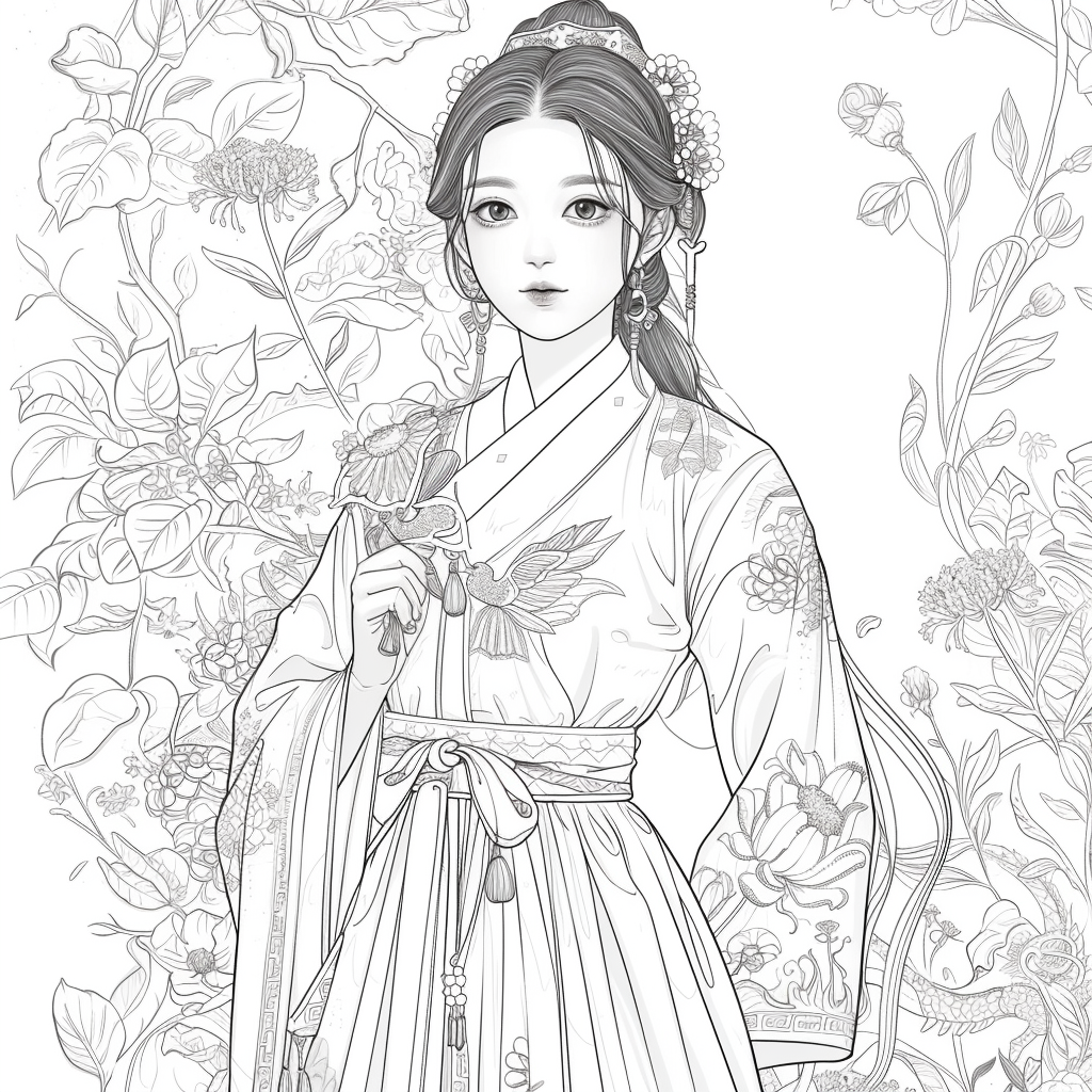 Harmony of eleganceGolden Dawn Princess of Blossoms