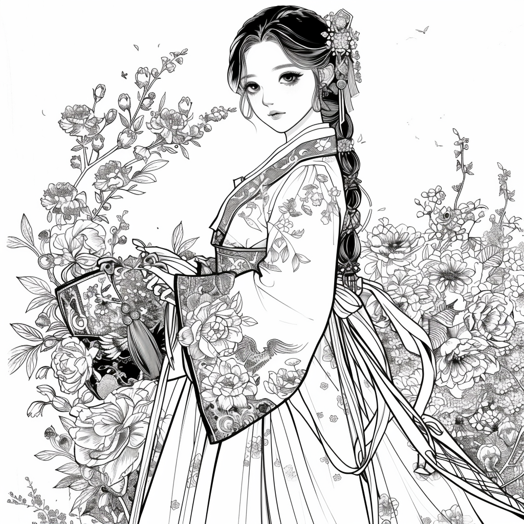 Harmony of eleganceGolden Dawn Princess of Blossoms