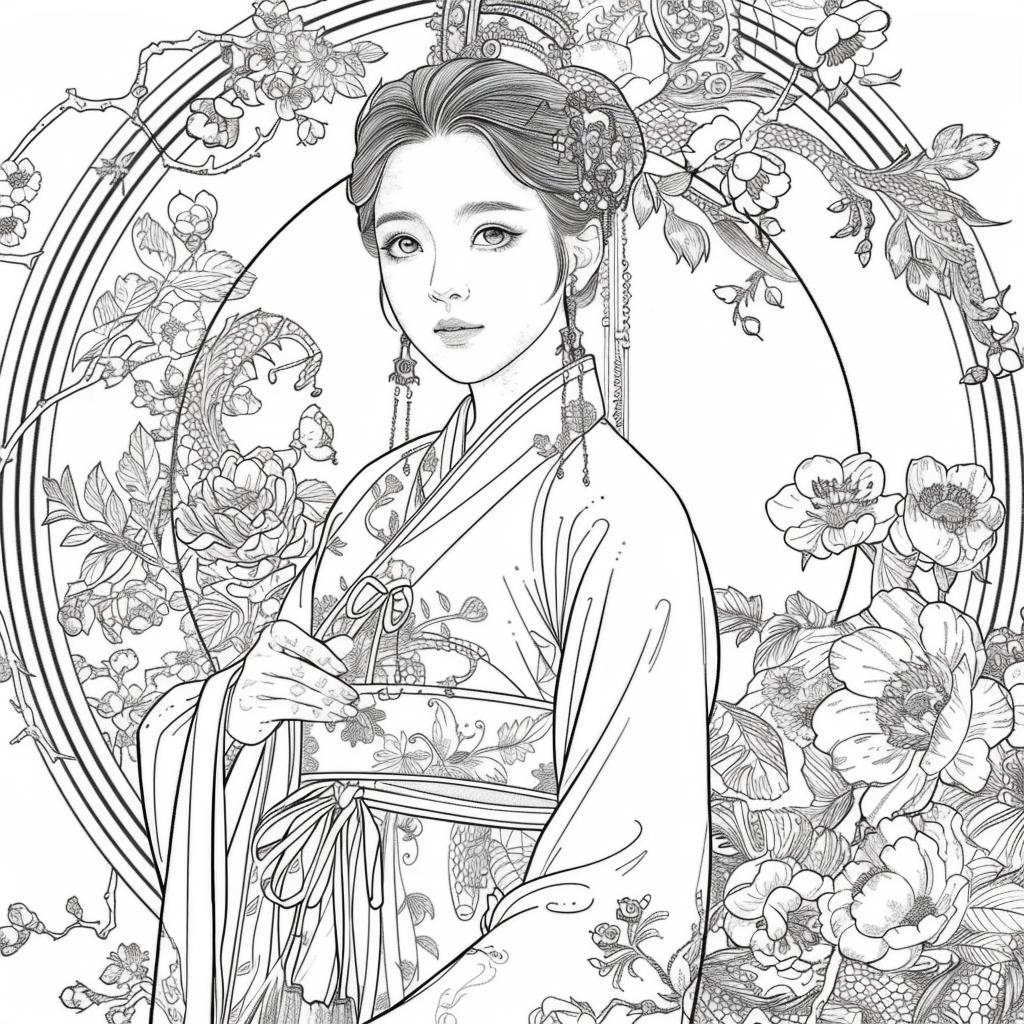 Whispers of Petals – The Dreaming Hanbok Girl