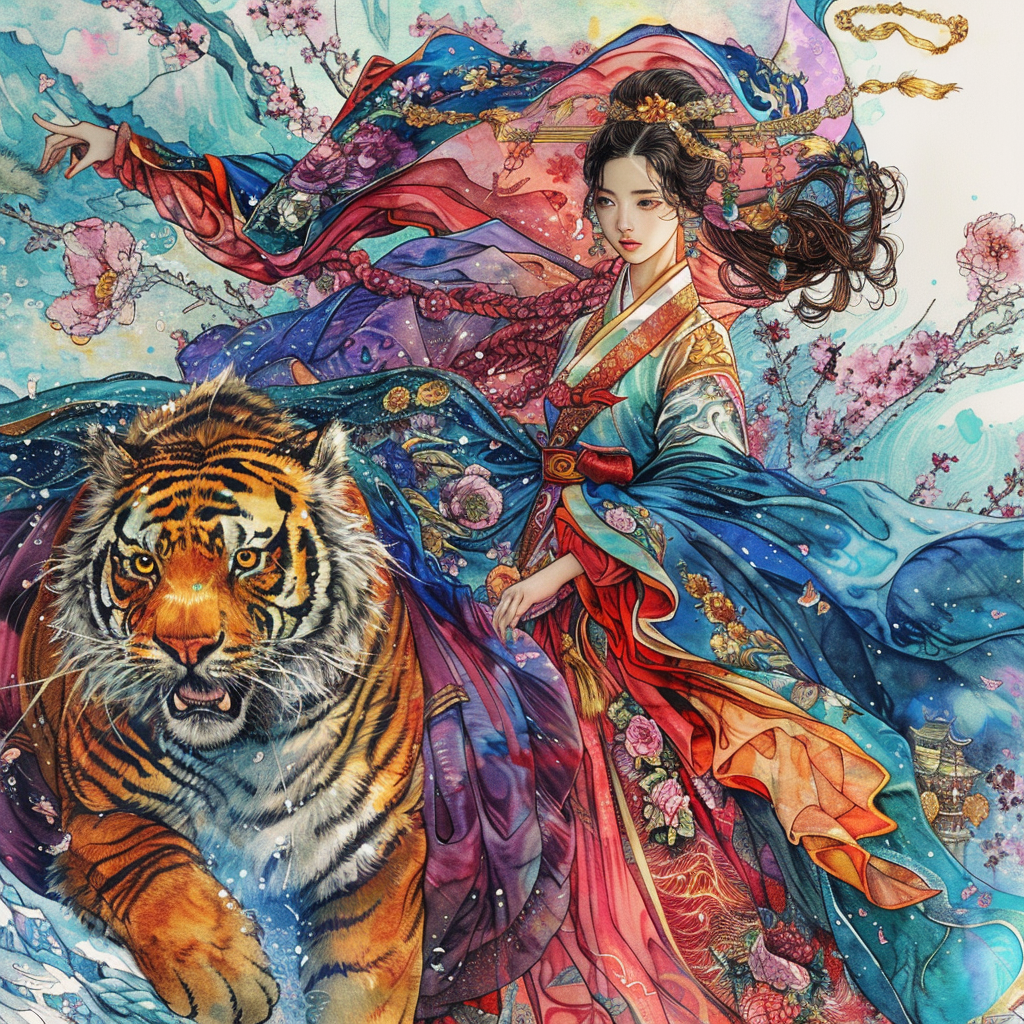 The Tiger Princess of Blossoming Courage