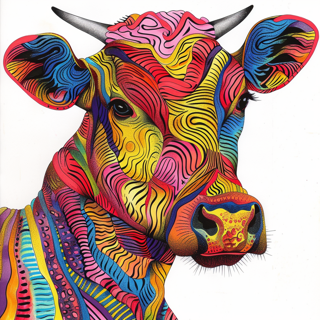 he Festival Cow of Color and Joy